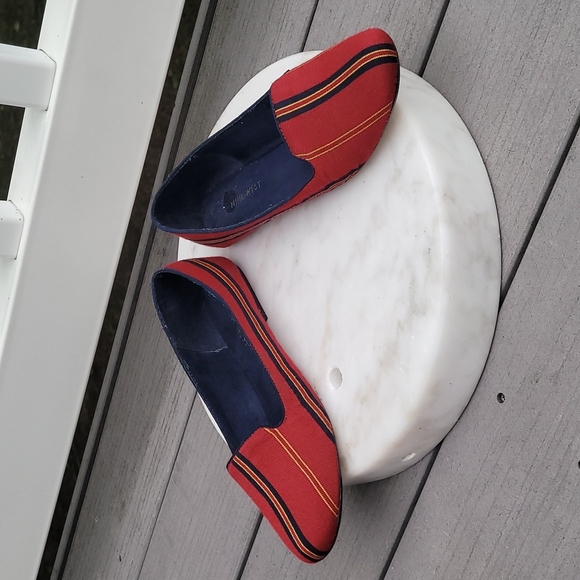Nine West Round Toe Ballet Flat Red sz7 - Picture 2 of 6
